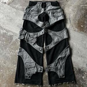 Vente directe d'usine, pantalons sur mesure pour hommes, tissus de haute qualité, articles imprimés, jeans, pur coton, pantalons détachables pour hommes - Product Image 2