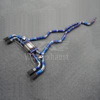 Sistem Knalpot Catback Berkatup Elektronik dari Paduan Titanium untuk BMW G20 M340i 2021-2026 3.0T B58, Performa Tinggi
