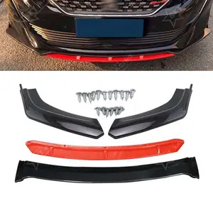  Gloss Black Universal Front Bumper Lip Chin Spoiler ABS  Compatible with Most Car : Automotive