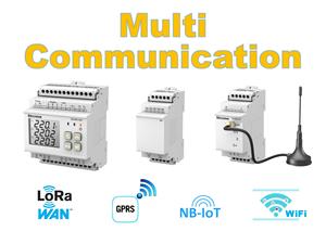 Medidor de potencia de registro de datos multifunción, Analizador de energía inalámbrico RS485, 3P4W, lora - Product Image 3