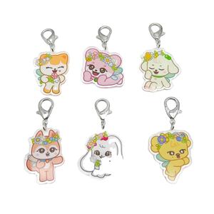 प्यारा कार्टून बैग आकर्षण कीचेन स्प्रिंग आउटिंग श्रृंखला केपॉप प्रेरित सहायक उपकरण - Product Image 1