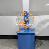 Machine de tirage de loterie mécanique dynamique 200-300 balles, équipement de tirage de loto motorisé pour jeu de tirage au sort commercial