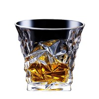 Ensemble de verres à whisky créatifs et portables, verres à spiritueux en cristal transparent, style moderne minimaliste, verres à liqueur de bar, verres à bière