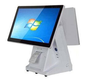Modern Pos <span class=keywords><strong>Caisse</strong></span> <span class=keywords><strong>Enregistreuse</strong></span> Double Écran Restaurant Pos Machine - Product Image 4