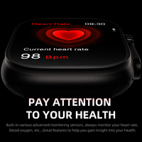 Montre Hw11 ultra Pro avec écran AMOLED de 2,05 pouces, batterie de 550 mAh, WearFit Pro, NFC, ChatGPT, Dynamic Island