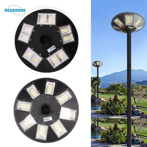 Lampe solaire LED étanche pour rue, lampe solaire UFO pour <span class=keywords><strong>jardin</strong></span>, éclairage extérieur Dearzone, 1000 W, 10 Ce, DC 12V, lumière 80 1000w - Product Image 3