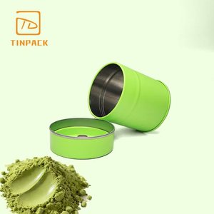 Lata Metálica Cilíndrica de Primera Calidad, Hermética y de Grado Alimenticio, en Varios Colores, para Almacenar Café, Té y Matcha - Product Image 3