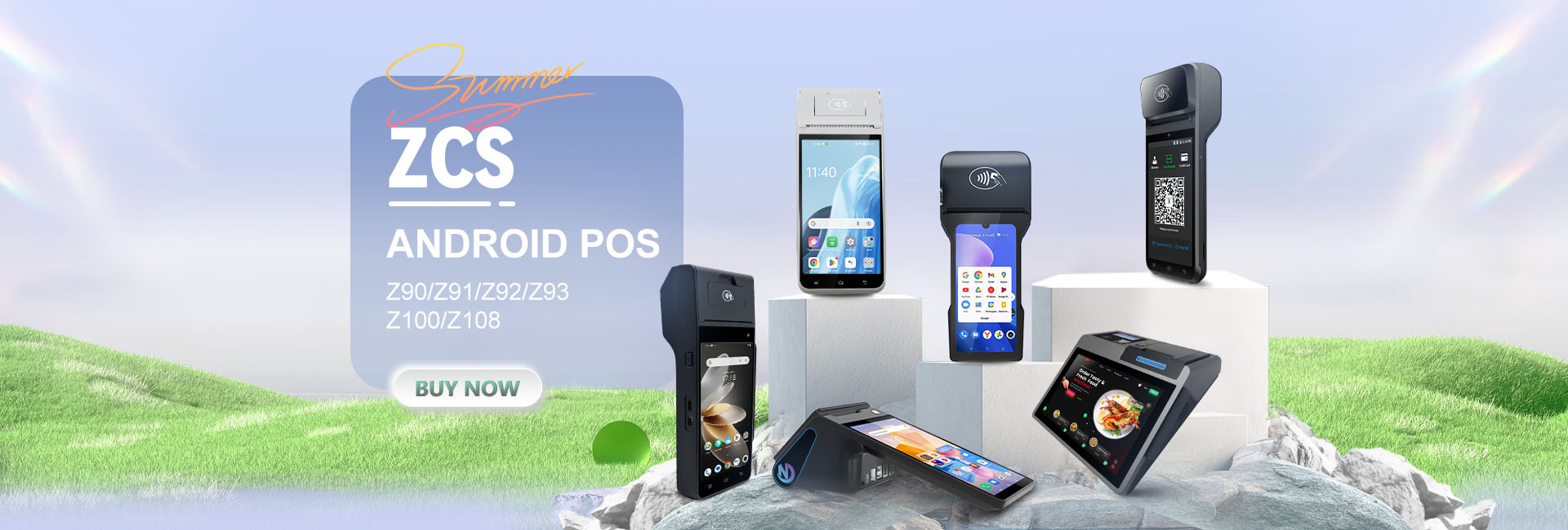 ZCS Z90 Android 12.0 Handheld POS EDC Card Swipe Machine with 58mm