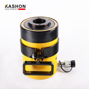 Vérin hydraulique KS-RCH-603 de 60 tonnes avec course de 76 mm et trou central, avec poignée - Product Image 3