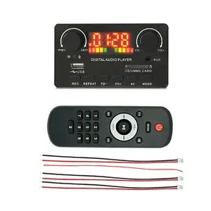 2*40W MP3 Decoder Board Amplifier Digital Mp3 Music Player Bluetooth Card ABS Plastic Music Card with Sound Decoder Card to Usb