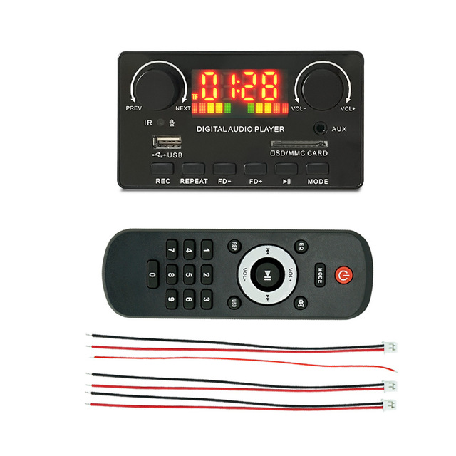 2*40W MP3 Decoder Board Amplifier Digital Mp3 Music Player  Card ABS Plastic Music Card with Sound Decoder Card to Usb