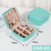 Boîte à Bijoux Noire en Cuir PU Personnalisée de Gros, Étui de Voyage Portable pour Petits Bijoux, Bagues, Boucles d'Oreilles, Cadeau de Mariage
