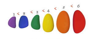 Jouets éducatifs pour enfants les plus vendus, puzzles, assemblage, galets arc-en-ciel, plastique, jouets éducatifs Montessori - Product Image 6