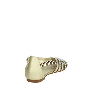 Sandalias Planas Negras T-230 para Niña con Tiras de Pedrería y Diseño de Correa en el Tobillo para el Verano - Product Image 3