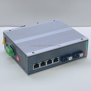 4 Port POE Network <b>Switch</b> 10/100/1000Mbps Full Duplex With Fiber Ports Web Managed Industrial Grade - Product Image 2