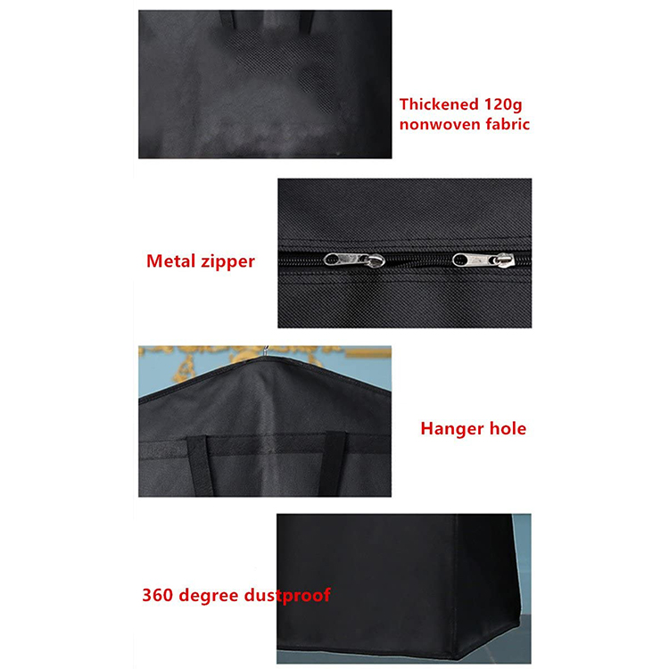 Bridal dress gown protection cover wedding dress garment bag non woven