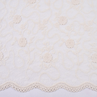 Nouveau design 2026 Tissu brodé de sequins cordés, pailleté et duveteux, motif floral rose, 130 g/m², 130 cm