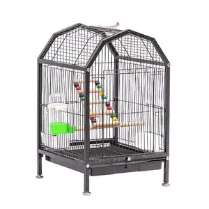 Factory Direct 52cm Metal Bird Cage for Finches Canaries Parrots Cockatiels Bird Breeding Cage