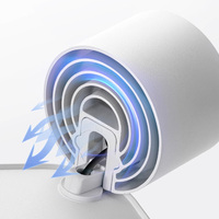 Plafonnier LED Noir en Aluminium Pliable à Montage en Surface, IP33, Dimmable, Sans Cadre, IRC95, Garantie 5 Ans, Réglable, Simple ou Double Tête