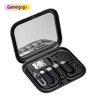 Cable de Datos Gamegaga X11, Kit de Cable USB de 60W, Carga Rápida 4 en 1, Adaptador de Carga, Cargador de Viaje para Móvil