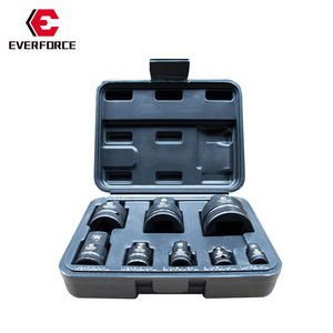 Everforce 8-Piece Socket Adapter Set 3/4 To 1/2 Square Drive For Auto Repair Industrial Grade Metric Chromium Vanadium Steel - Product Image 1