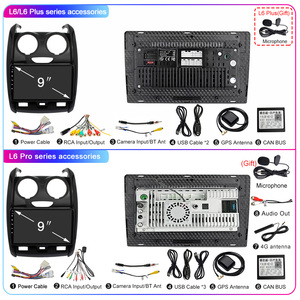 Lehx 2 DIN <span class=keywords><strong>Android</strong></span> 12 Auto Car DVD Player cho Renault Khăn lau bụi 2015 2020 LADA largus 2021 Carplay GPS Stereo Car DVD Player - Product Image 6