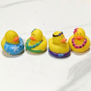 Wholesale Custom Plastic Hawaii Duck Squeeze Sound Water Play <b>Bath</b> Toy - Product Image 3