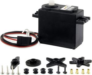 มอเตอร์เซอร์โว Feetech FS5103B 180 องศา 6V 3KG PWM ขนาดมาตรฐาน แกนพลาสติก พร้อมเกียร์ สำหรับแขนหุ่นยนต์ รถยนต์ หุ่นยนต์เพื่อการศึกษา - Product Image 4