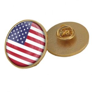 Stripes American Flag and Stars Metal for <b>Badge</b> for USA Patriots Soft Enamel <b>Pin</b> Custom Design 3x3cm 1.5mm Thick - Product Image 2