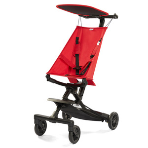 Cochecito de Bebé Ligero de Aleación de Aluminio con Plegado con una Sola Mano, Color Rojo, Carrito de Cuatro Ruedas para Salidas - Product Image 5