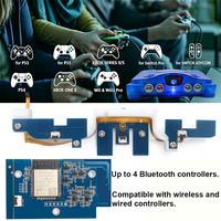 Controlador Inalámbrico Hispeedido IBlueControlMod con Adaptador Interno y Módulo de Color LED RGB para Consola de Juegos N64