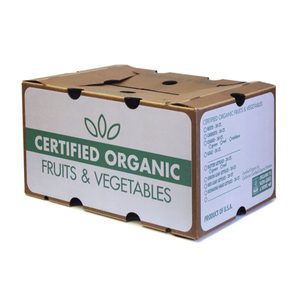 Benutzer definierte wachs beschichtete Wellpappe schachteln Wasserdicht für Gemüse Obst Meeres früchte Ei Fleisch-Tauch wachs schachtel Tablett - Product Image 3