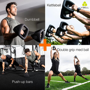 Équipement d'entraînement à <span class=keywords><strong>Double</strong></span> poignée, 4 en 1, Kettlebell, haltère, barre de poussée - Product Image 4