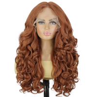 Nouvelle perruque frontale en dentelle 13*6 de 26 pouces, blonde, effet Yaki, avec ligne de cheveux naturelle et cheveux de bébé, en fibre mate résistante aux hautes températures