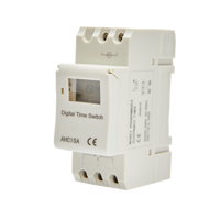 Interruptor de tiempo programable ahc15a 25A, 24 horas, relé de control de tiempo semanal automático