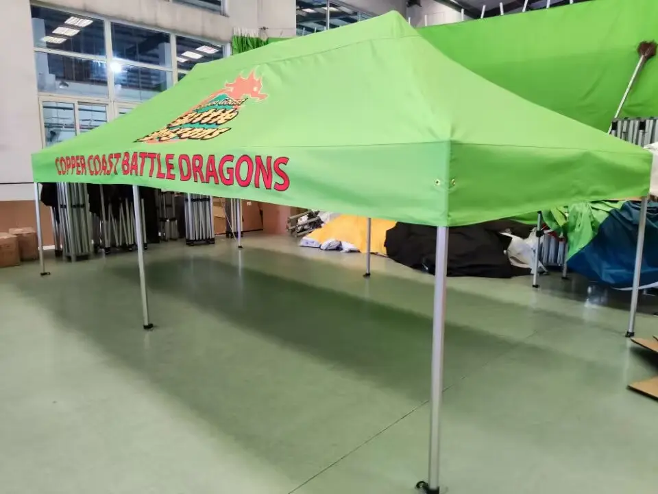 Custom manufactured Logo Fair Aluminum Frame portable 3x6 10x20 Foldable Outdoor Canopy Gazebo Tent with wall for Trade Show