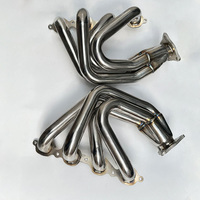 Collecteur d'échappement en acier inoxydable à tube long pour Chevrolet Corvette C8 62L 2020 Haute performance Finition polie