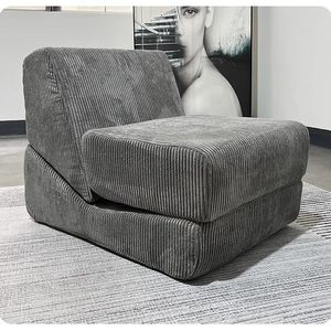 Sofá Esquinero Nórdico Moderno de <span class=keywords><strong>Dos</strong></span> <span class=keywords><strong>Plazas</strong></span> con Funda de Chenilla, Sofá Cama 3 en 1 Comprimido al Vacío y Sillón para Uso en Hoteles y Salas de Estar - Product Image 2