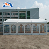 Carpa de fiesta de boda de aluminio con decoración de lujo con mesas y sillas para eventos de jardín de 100 200 plazas