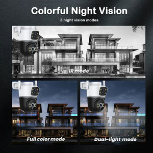 Kamera <span class=keywords><strong>IP</strong></span> pengawasan nirkabel 8MP, kamera keamanan <span class=keywords><strong>IP</strong></span> PTZ 4K 360 CCTV luar ruangan lensa ganda Tuya cerdas WiFi - Product Image 5