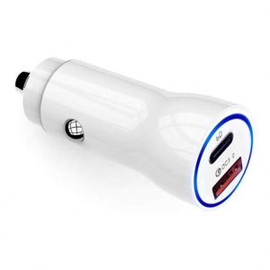 Phone Car Charger 38W Usb-<b>c</b> PD Fast Charging 2-port Car <b>Adapter</b> High Speed Usb Auto Charger Vehicle LED Cigarette Lighter Charge - Product Image 2