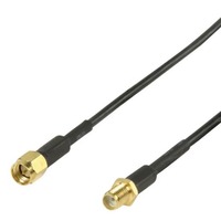 Câble coaxial RF personnalisé RG174 RG58 avec connecteurs SMA mâle/femelle, RP-SMA, BNC, TNC, N, Fakra – Câble de raccordement d'antenne pour WiFi, GPS, IoT