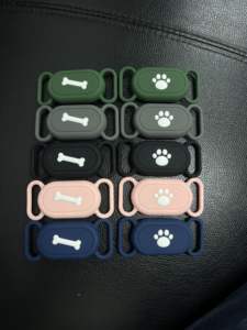 TITUO untuk <span class=keywords><strong>Samsung</strong></span> Galaxy pemegang tahan air anti-hilang casing silikon untuk hewan peliharaan untuk SmartTag2 kerah anjing - Product Image 5