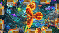 Máquina de juego de disparos de peces Dragon Pearl para 10 jugadores con PCB de tablero de juego para mesa de pesca