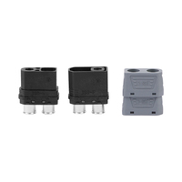 Connecteur anti-étincelles à haute intensité, type sertissable, nickelé, JS8-S 110A 500V DC, PA66 UL94-V0, prise de batterie mâle/femelle, vélo électrique