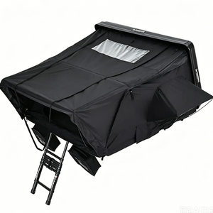 Carpa de Techo Rígida de Aluminio, Dachzelt de Lujo, Carpa de Techo para Todas las Estaciones con Escalera para Autos - Product Image 1