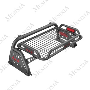 MusixiA 4x4 porta porta porta porta porta porta-letto in acciaio nero <span class=keywords><strong>con</strong></span> <span class=keywords><strong>cestello</strong></span> per Ford F150 Tacoma Hilux Nissan - Product Image 5