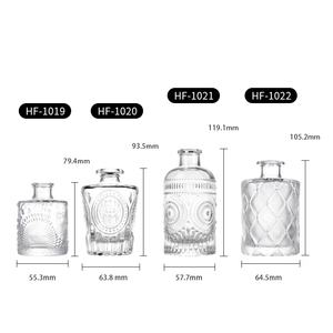 100ml 250ml 200ml thủy tinh tròn cổ điển sậy khuếch tán sang trọng rỗng container dầu hương thơm trang trí sậy khuếch tán chai - Product Image 6