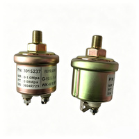 Capteur de pression d'huile robuste et résistant à l'usure 3015237, interrupteur d'alarme d'huile à double borne 1/8NPT 0-1.0MPA pour pièces de moteur diesel