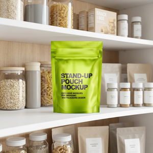 Пакеты-дойпаки из матового майлара с застежкой-молнией, с индивидуальной печатью, пластиковые, герметичные, с защитой от запаха, 100 г/10 унций, с логотипом - Product Image 4